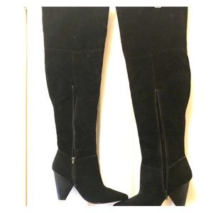 Women’s thigh high boots -small heel